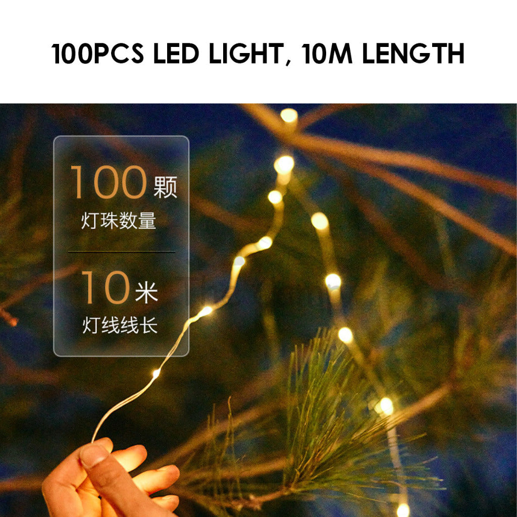 Naturehike Atmosphere String Light Waterproof Outdoor Camping Hanging Tent Lamp Wind Rope Latern Multimode CNH22DQ019