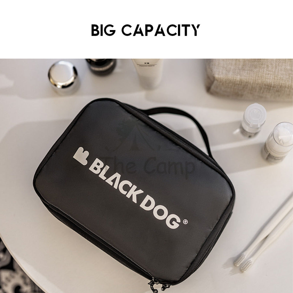 Blackdog Toiletry Bag Outdoor Camping Business Trip Wash Bag Travel For Waterproof Cosmetic Black Lipstick CBD2300SN021