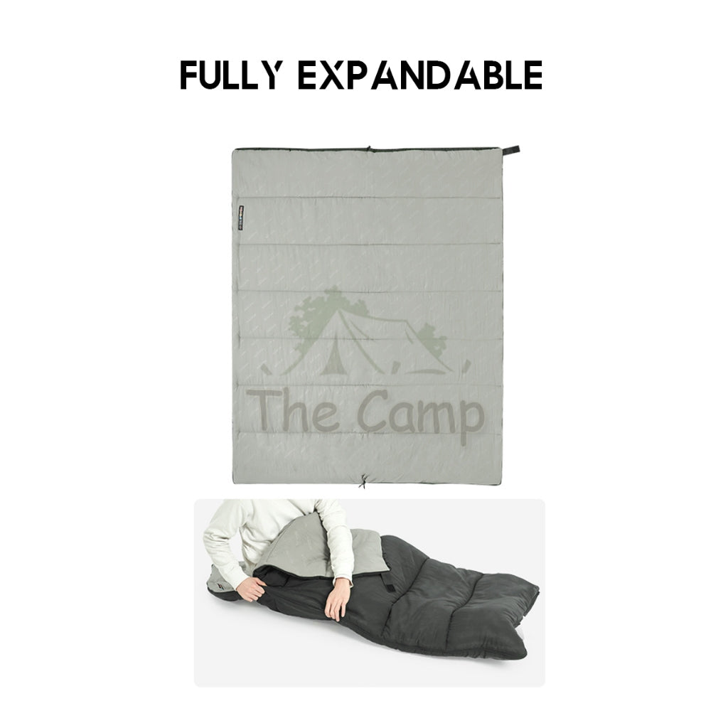 Naturehike F150 Sleeping Bag Outdoor Camping Malaysia Weather 1KG Envelope Joinable Cotton Ultralight Black NH22MSD05