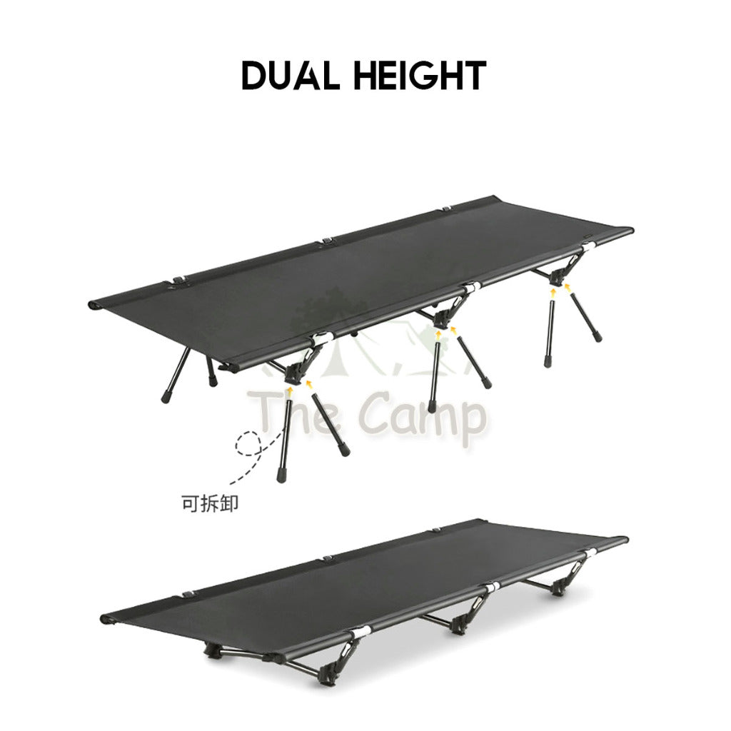 Naturehike XJC Mesh Cot Bed Adjustable Height Camping Foldable Sleeping Mat Outdoor Bed Mattress Tent Flysheet NH22JU028