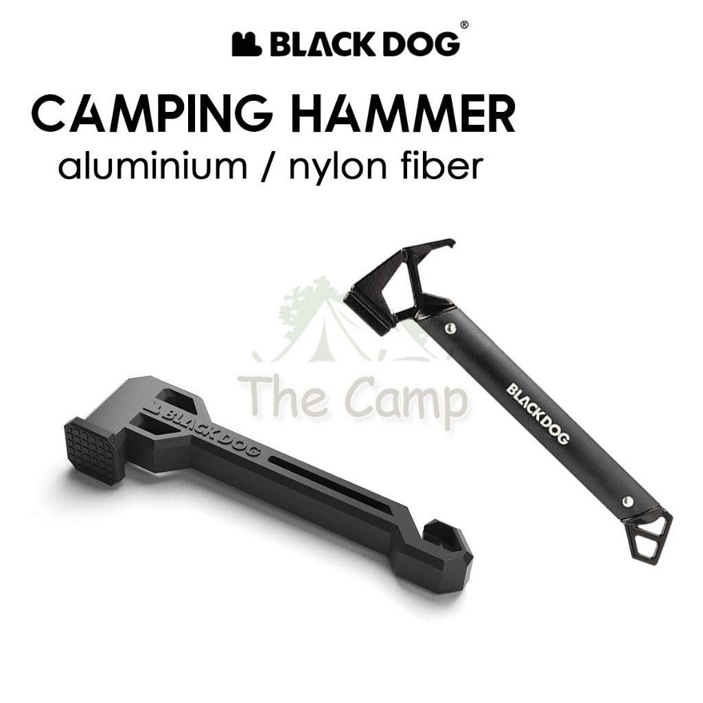 BlackDog Camping Hammer Outdoor Multi-Function Tool Tent Cast Iron Steel Nail Equipment Bag Peg BD-LYC002 CBD2450PJ012