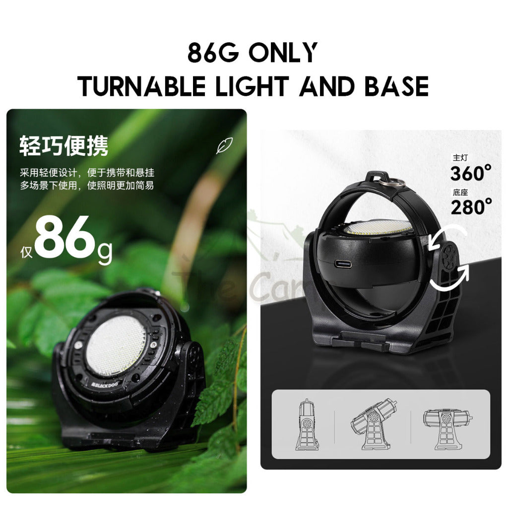 Blackdog Multipurpose Mini Light LED Head Lamp Lighter Lantern Spotlight Flashlight Atmosphere Tripod CBD2450ZM012