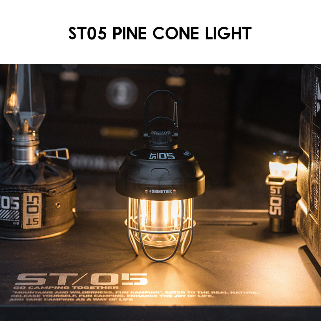 Shinetrip Pine Cone Nut Light Outdoor Camping LED IPX3 Tent Lamp Dimmable Adjustable Atmosphere Latern