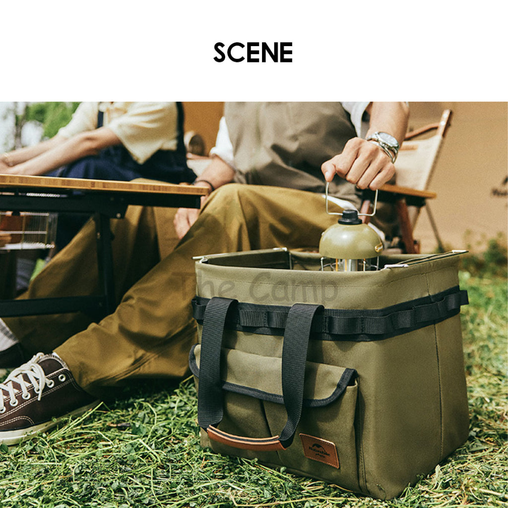 Naturehike Oxford Cloth Storage Bag 20L Basket Steel Frame Camping Outdoor Tarp Nail Peg Table Chair Rope Tent NH22SNX02