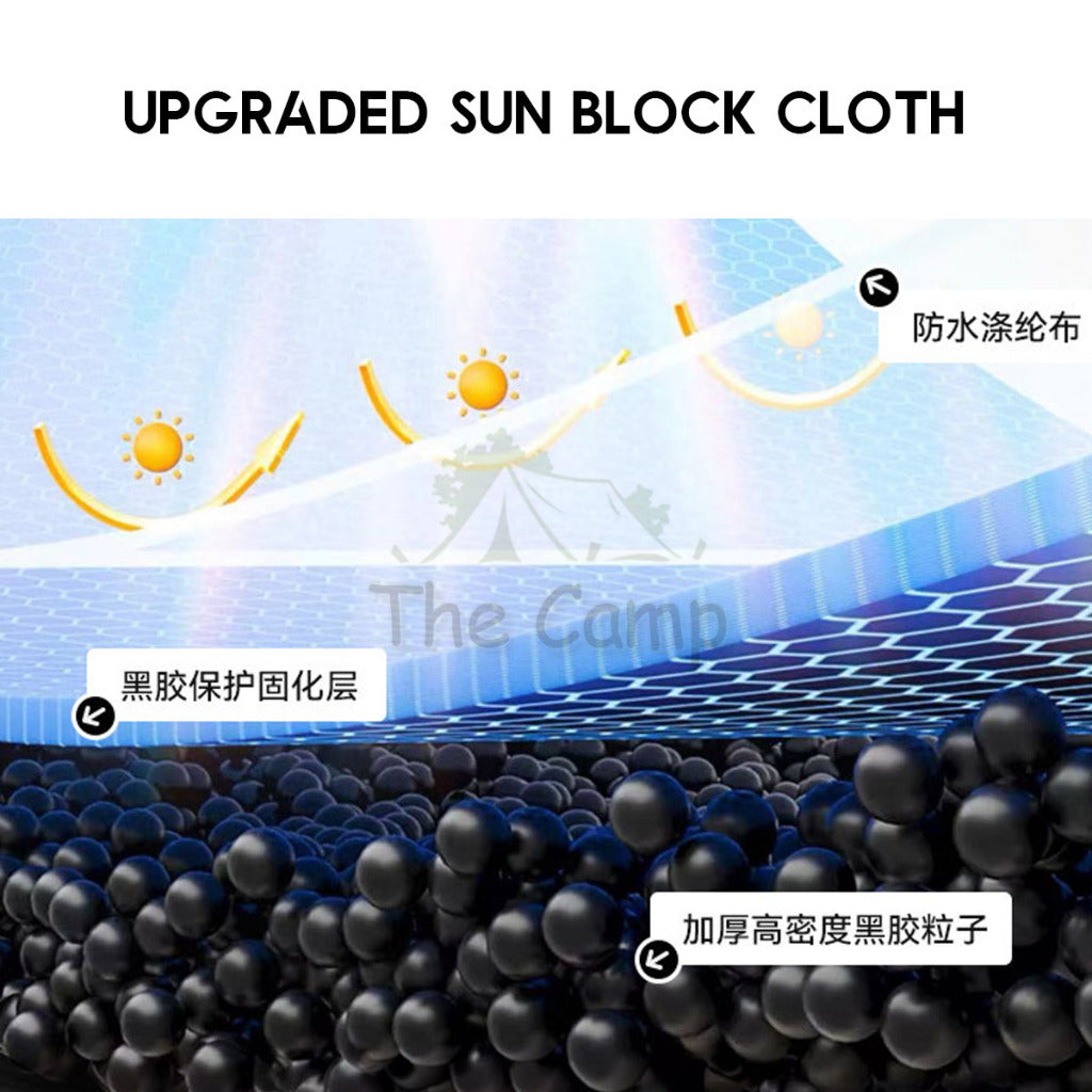Blackdog Hexagon Automatic Tent Dome Shelter Outdoor Camping Black Hexagonal Tenda Khemah CBD2300QT012