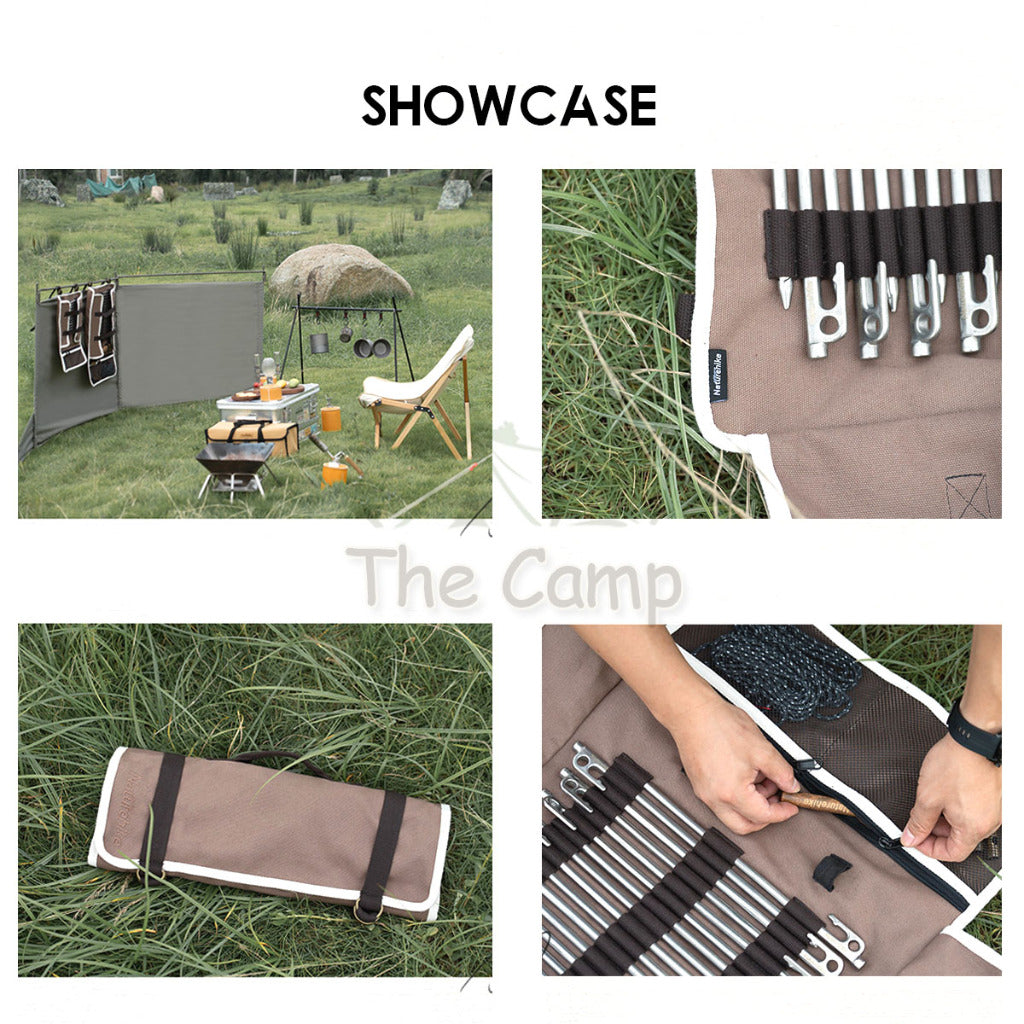 Naturehike Peg Storage Bag Large Small Size Stake Hammer Nail Bags Tent Tarp Paracord Rope Store Camping NH20PJ093