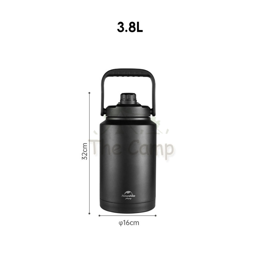 Naturehike Thermos Bottle 2.5L 3.8L UltraLight Portable Outdoor Camping Travel Stainless Steel 304 Pot Jug NH22SJ001