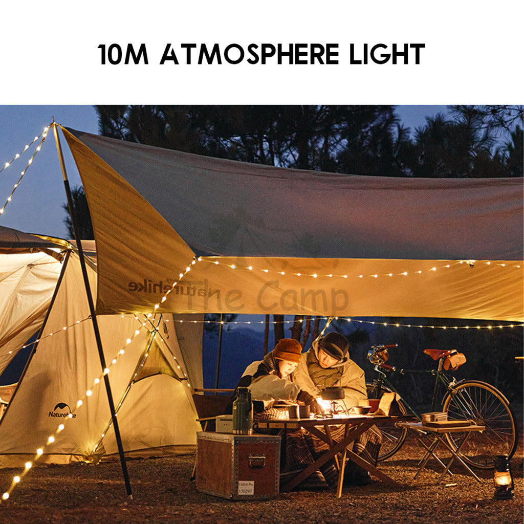 Naturehike Atmosphere String Light Waterproof Outdoor Camping Hanging Tent Lamp Wind Rope Latern Multimode CNH22DQ019