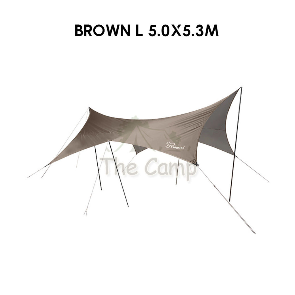 Vidalido Twilight Butterfly Tarp Waterproof UPF12500+ TI Silver Coating Limited Edition Outdoor Camping