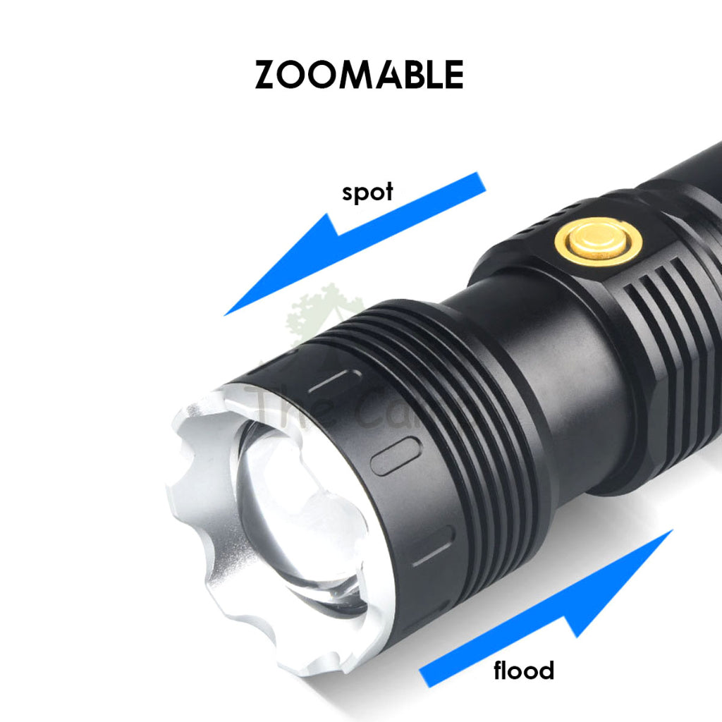 X57 White Laser Torch Light 5000mah Zoomable LED Lamp Tactical Camping Outdoor Lantern High Brightness Ultrar Bright