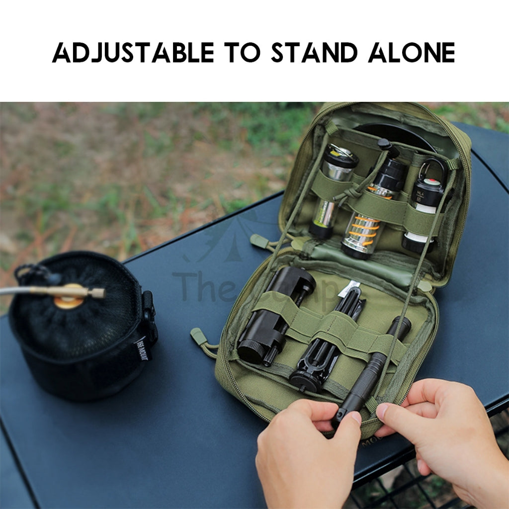 EDC Torch Tool Bag Multipurpose Pouch Pack Camping Outdoor Tactical Flashlight Torchlight Light Carry Storage Bag