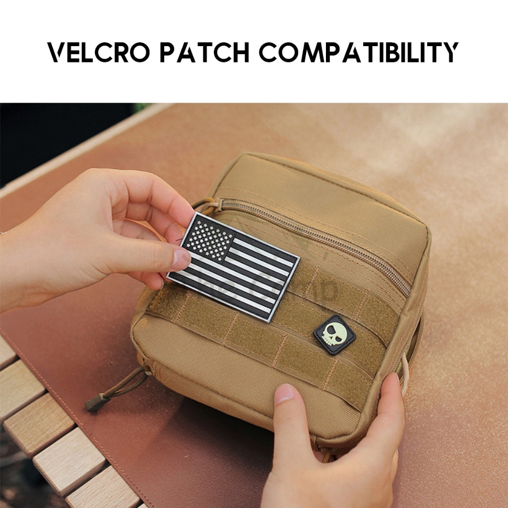 EDC Torch Tool Bag Multipurpose Pouch Pack Camping Outdoor Tactical Flashlight Torchlight Light Carry Storage Bag
