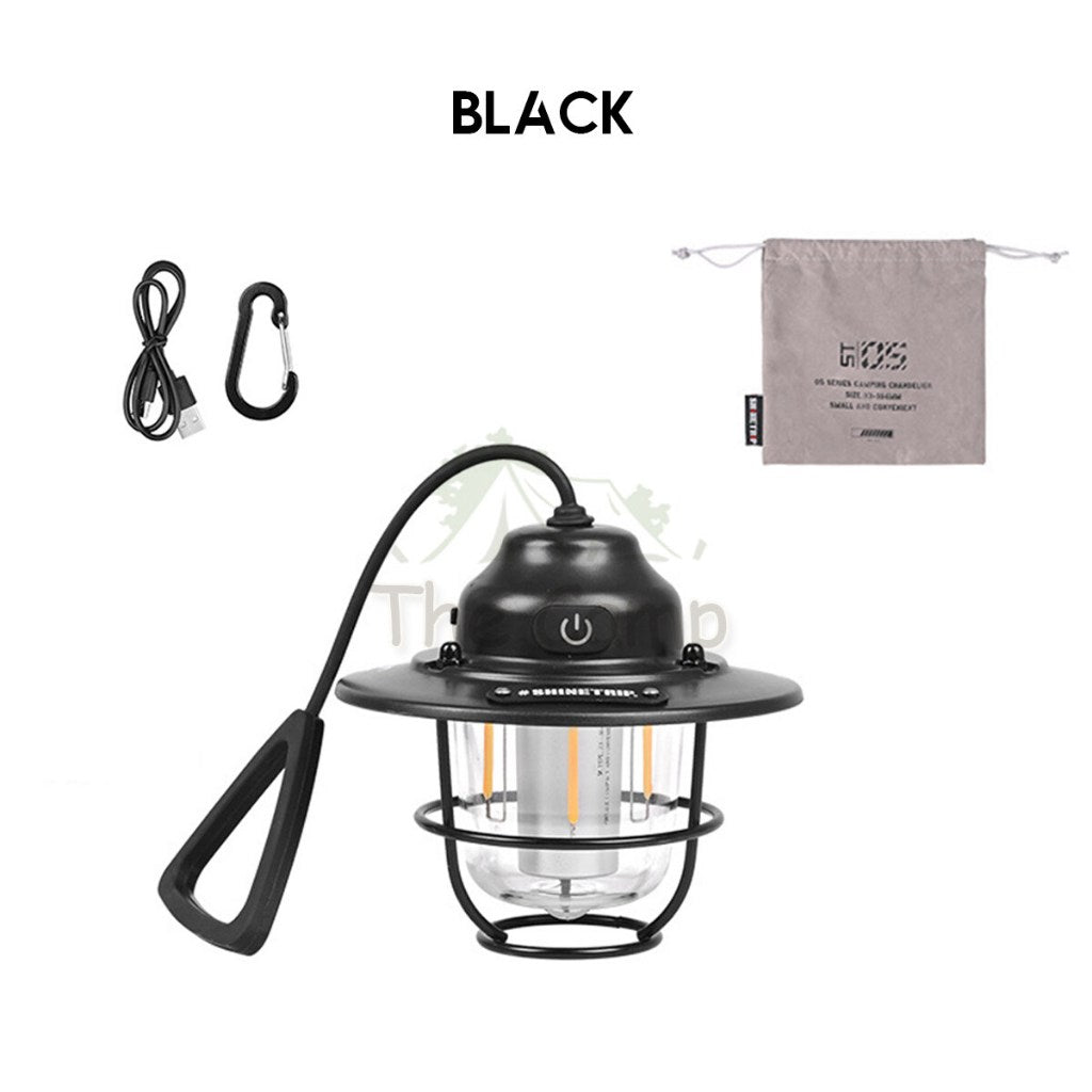 Shinetrip Mini Retro Lamp Outdoor Camping LED Mini Light Atmosphere Atmospheric Lantern Lampu 05 Series A473 Pine Cone
