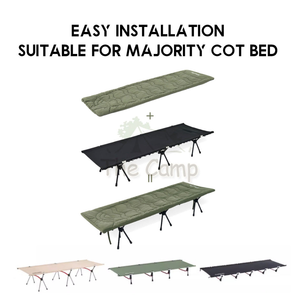 Naturehike Camping Cot Mattress Cotton Sleeping Mat Outdoor Military Bed Mattress Tent Flysheet Peg Table CNK2300DZ022