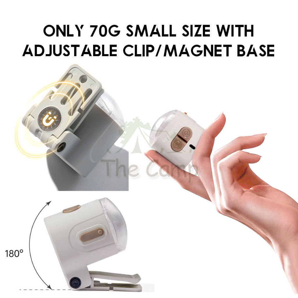 Naturehike Multipurpose Mini Hat Clip Light Outdoor Camping Lamp Flashlight Headlight Lantern Magnet CNK2300DQ01