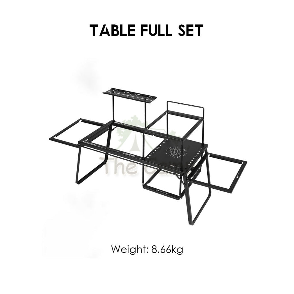 Shinetrip IGT Combination Table Module Outdoor Camping Plate Dish Rack Soto Stove Lamp Pole Spider Star Panel Tea Tray