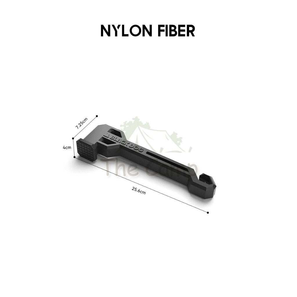 BlackDog Camping Hammer Outdoor Multi-Function Tool Tent Cast Iron Steel Nail Equipment Bag Peg BD-LYC002 CBD2450PJ012