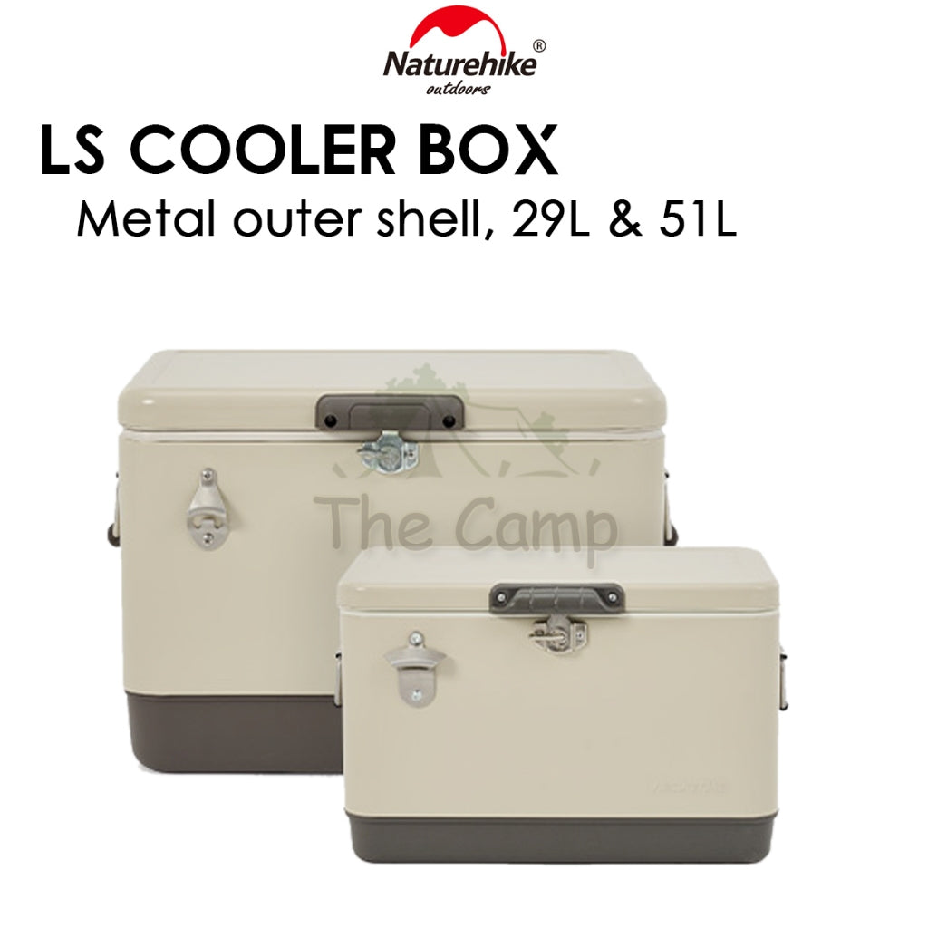Naturehike Portable LS Cooler Box Retro Ice Box Camping Outdoor Picnic Refrigerator 24 48 hours 29L 51L CNH22CJ10001