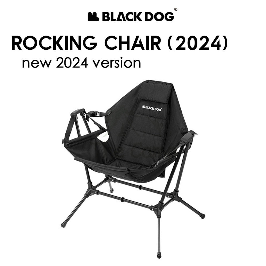 Blackdog Foldable Rocking Chair Portable Adjustable Camping Folding Sling Chair Table Tent Nail Peg Bag CBD2450JJ021