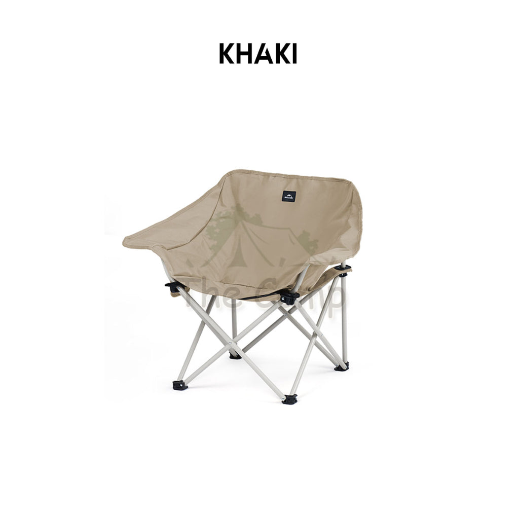 Naturehike Armrest Folding Chair Outdoor Camping Widened Armchair with Handle Moon Kermit Reclining CNH23JU13002