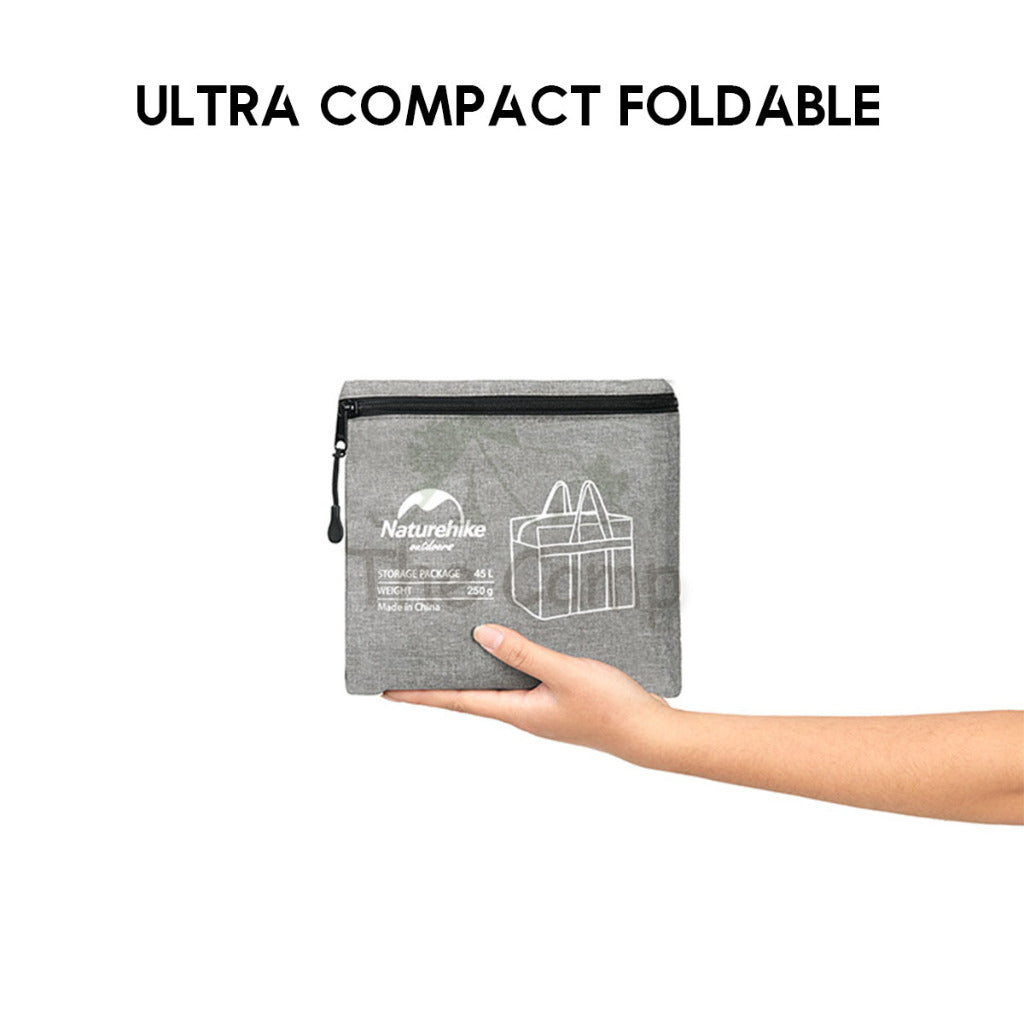 Naturehike Camping Foldable Storage Bag 45L 100L Litre  Lightweight Duffle Travel Luggage Light Hiking Family NH17S021