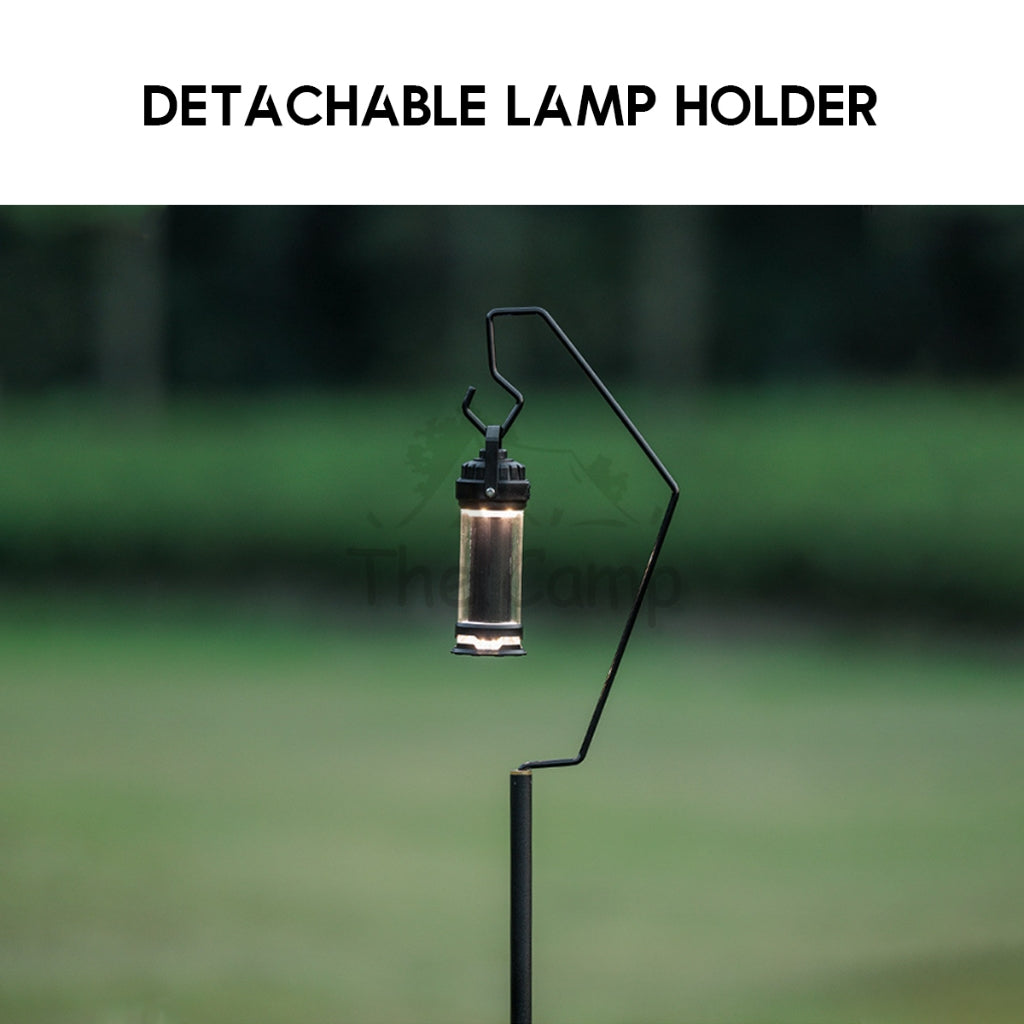 Blackdog Adjustable Small Round Table ABS Acrylic Outdoor Camping With Bag Lamp Holder CBD230JJ029 CBD2300JJ028