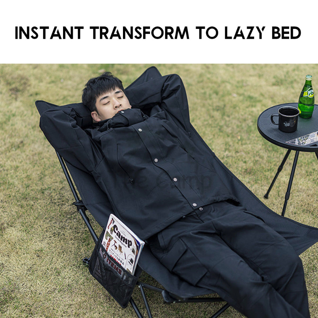 Blackdog Camping Recliner Leisure Chair Headrest Lounge Lazy Foldable Lying Sleeping Outdoor Camping CBD2300JJ027