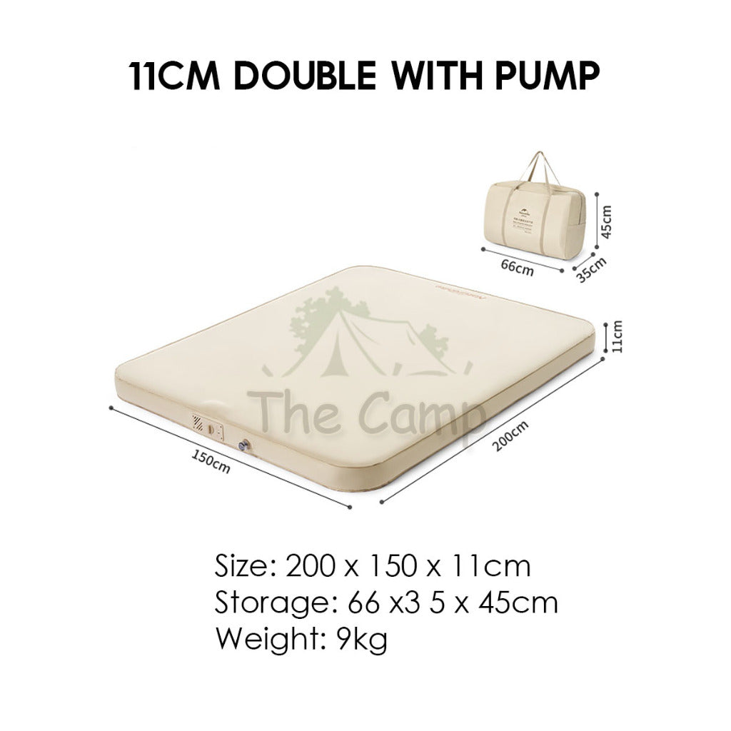 Naturehike 3D Sponge Bed 12cm 11cm Mattress Auto Inflate Inflatable Pad Tilam YuGu C12 CNK2300WS011 CNH23DZ10002
