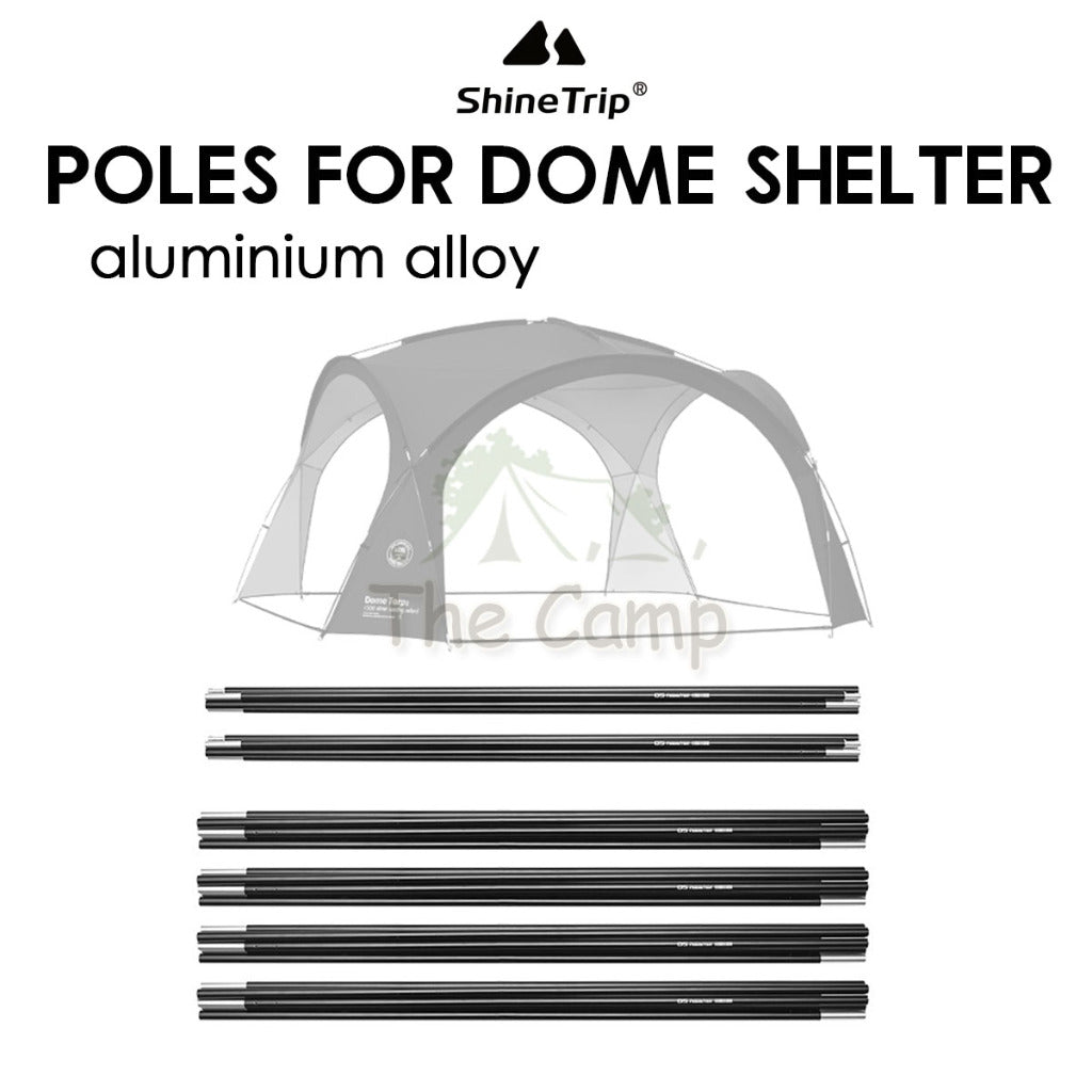 Shinetrip Dome Shelter Pole Accessories Aluminium Alloy Top Pole Side Pole