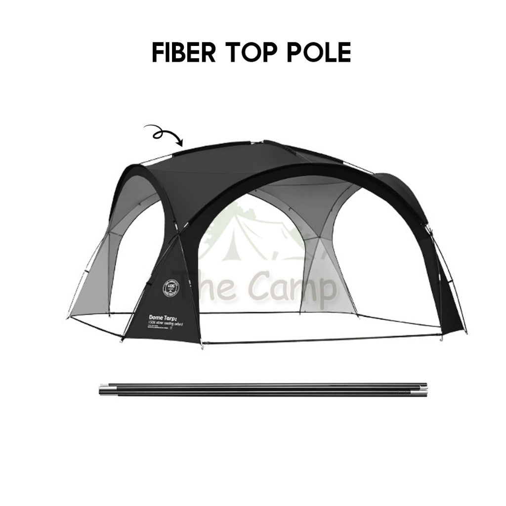 Shinetrip Dome Shelter Pole Accessories Fiber Top Pole or Side Pole
