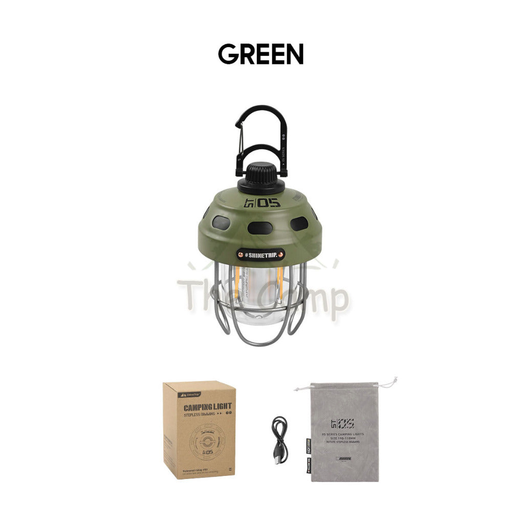 Shinetrip Pine Cone Nut Light Outdoor Camping LED IPX3 Tent Lamp Dimmable Adjustable Atmosphere Latern