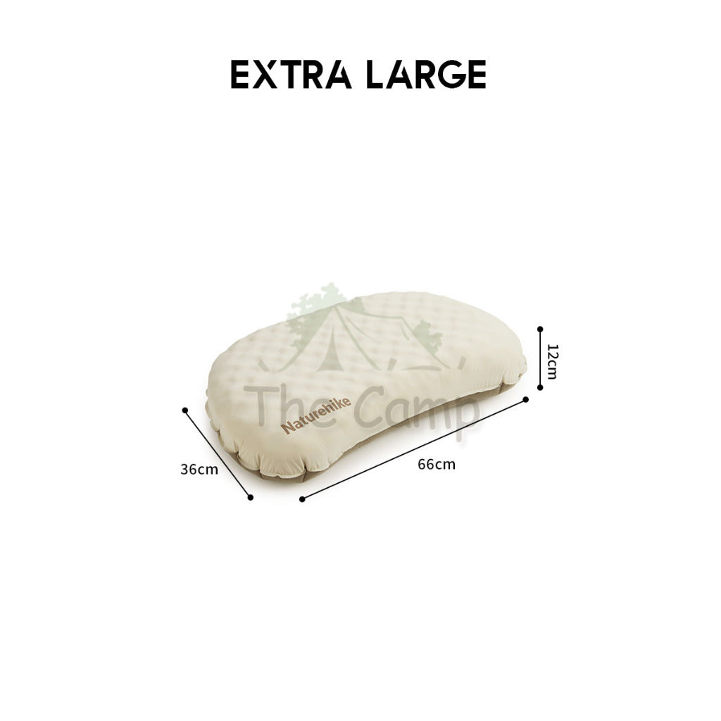 Naturehike 2 in 1 Sponge + Air 3D Pillow Adjustable Height Travel Outdoor Camping Neck Sleeping Bag Bed CNK2300DZ024
