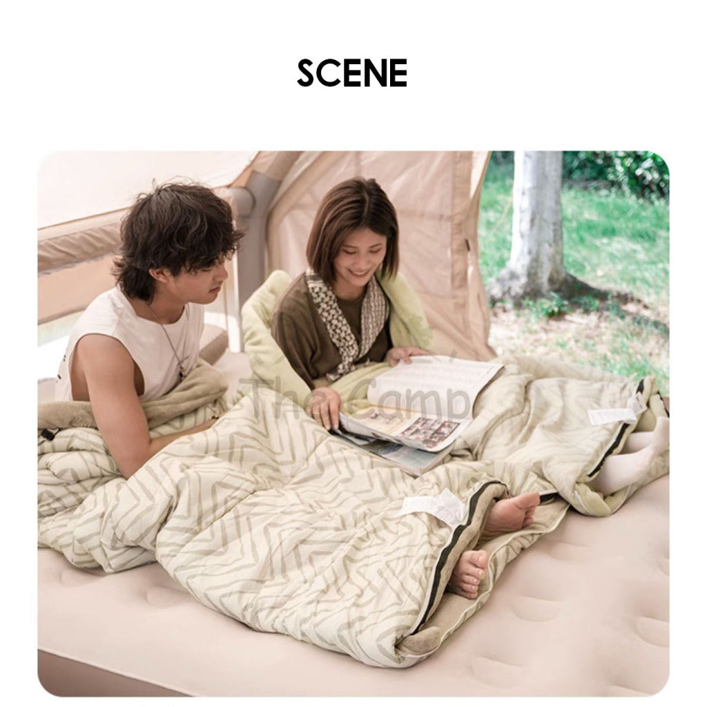 Naturehike DP100 Sleeping Bag Outdoor Camping Cotton Anti Bacteria Mites Ultralight Travel Portable CNK2300SD012