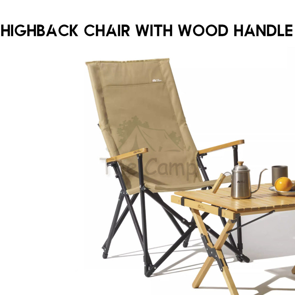 Mobi Garden Foldable High Back Chair Highback Camping Moon Chair Folding Hiking Tent Nail Peg Flysheet Table NX21665034