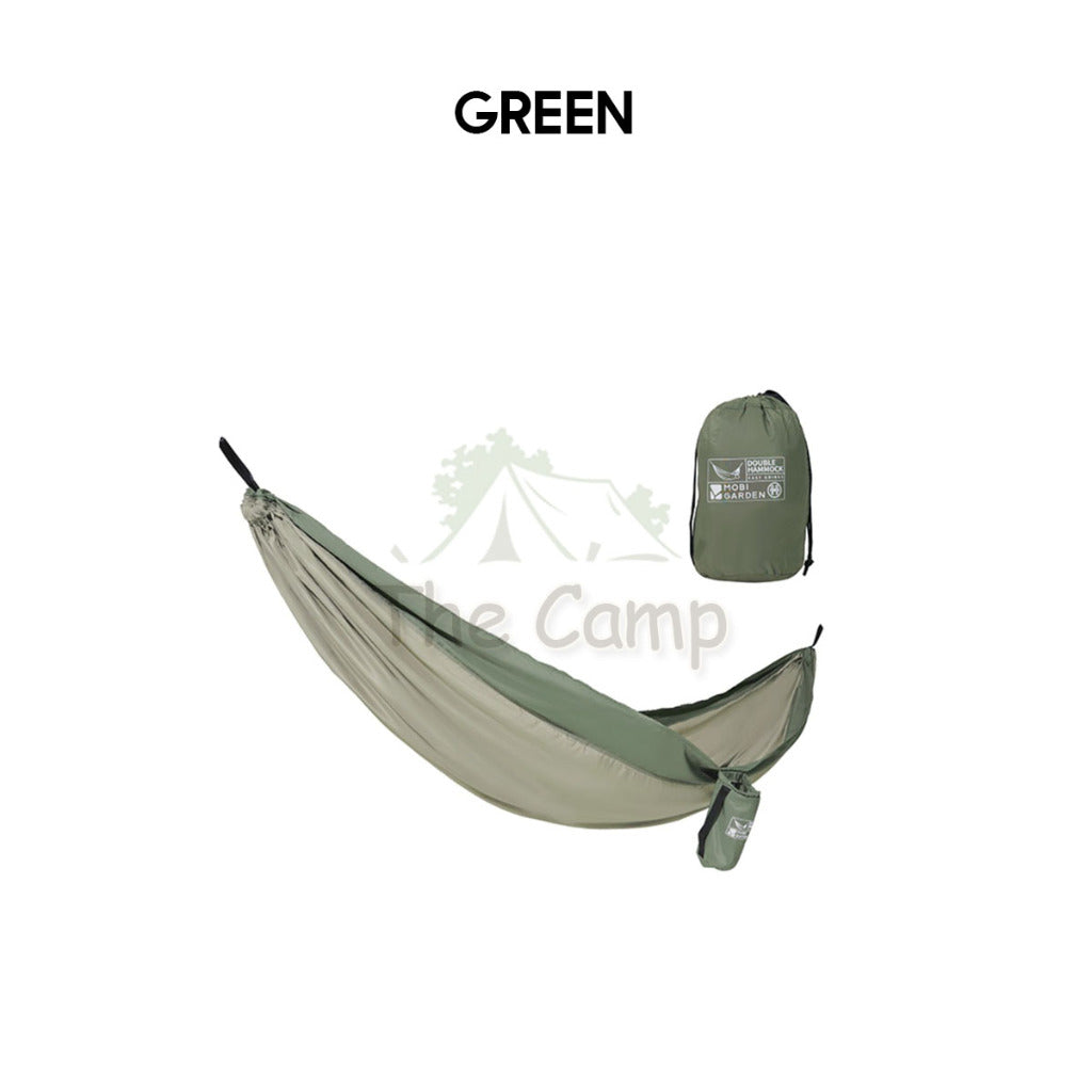 Mobi Garden Double Hammock Camping Outdoor Ultralight Hanging Bed with Bag Pouch NX22681002