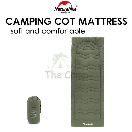 Naturehike Camping Cot Mattress Cotton Sleeping Mat Outdoor Military Bed Mattress Tent Flysheet Peg Table CNK2300DZ022