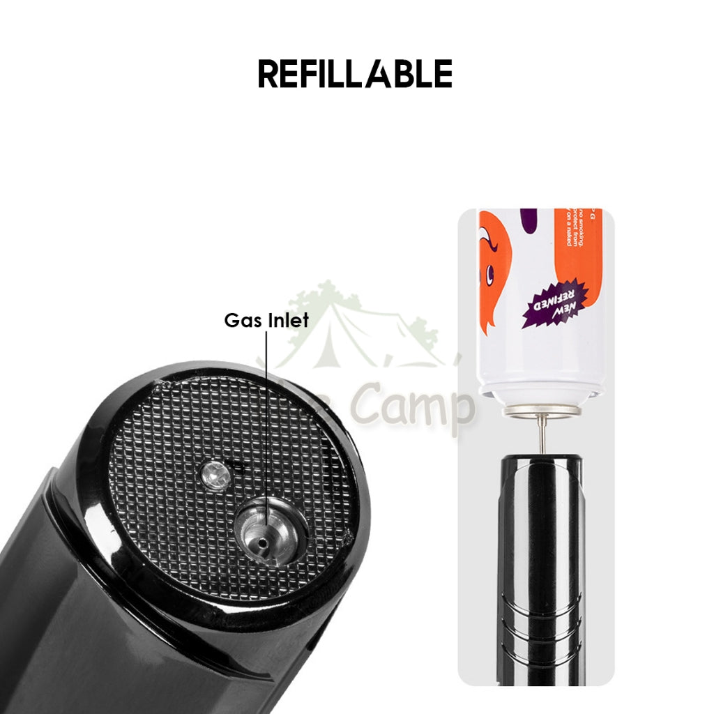 Blackdog Torch Lighter Adjustable Flame Outdoor Camping Jet Fire Pen Blowtorch Solder Refillable Refill CBD2450PJ011