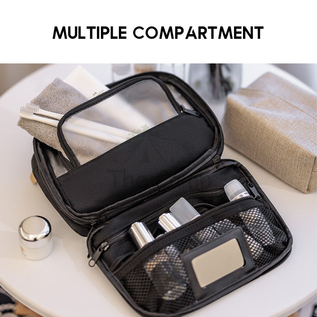 Blackdog Toiletry Bag Outdoor Camping Business Trip Wash Bag Travel For Waterproof Cosmetic Black Lipstick CBD2300SN021