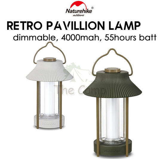 Naturehike Retro Pavilion Camping Light 4000 mAh Outdoor Lantern Lamp Lighting IPX4 Waterproof ShanTing CNK2300DQ013