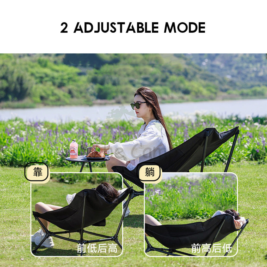 Blackdog Adjustable Leisure Chair Headrest Lounge Lazy Foldable Lying Sleeping Outdoor Camping Recliner CBD2450JJ019