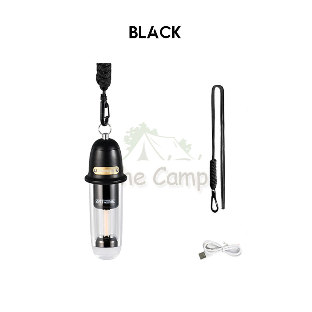 Naturehike Lanyard Vintage Light Retro Lamp IPX4 Outdoor Camping LED Lantern Black Warm White Hanging Strap CNK2350ZM010