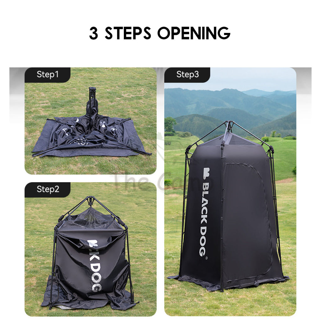 Blackdog Outdoor Camping Changing Shower Tent Travel Bathroom Portable Toilet Waterproof Flysheet Tarp CBD2300ZP014