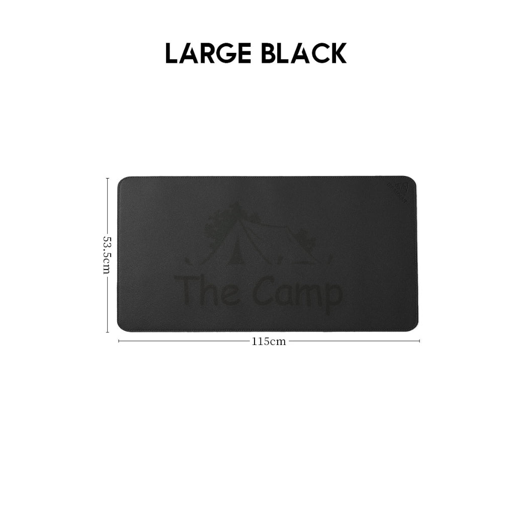 PU Leather Table Mat Anti Scratch Dirt Waterproof Box Mat Camping Outdoor Protector Eggroll Tableware Aluminium Wood
