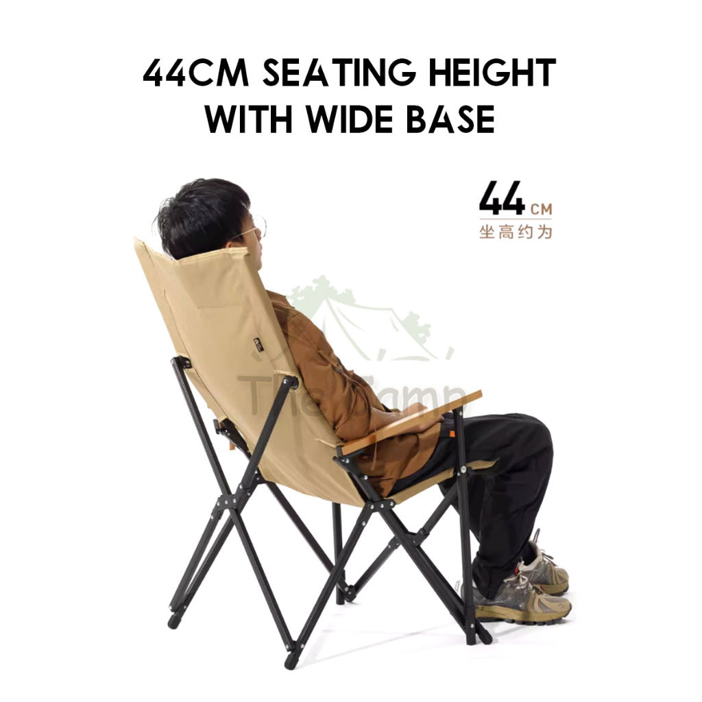Mobi Garden Foldable High Back Chair Highback Camping Moon Chair Folding Hiking Tent Nail Peg Flysheet Table NX21665034