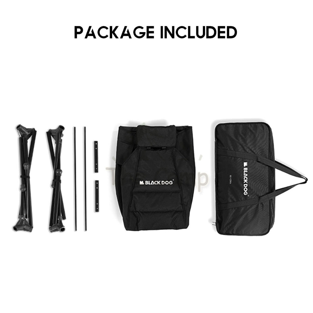 Blackdog Foldable Rocking Chair Portable Adjustable Camping Folding Sling Chair Table Tent Nail Peg Bag CBD2450JJ021