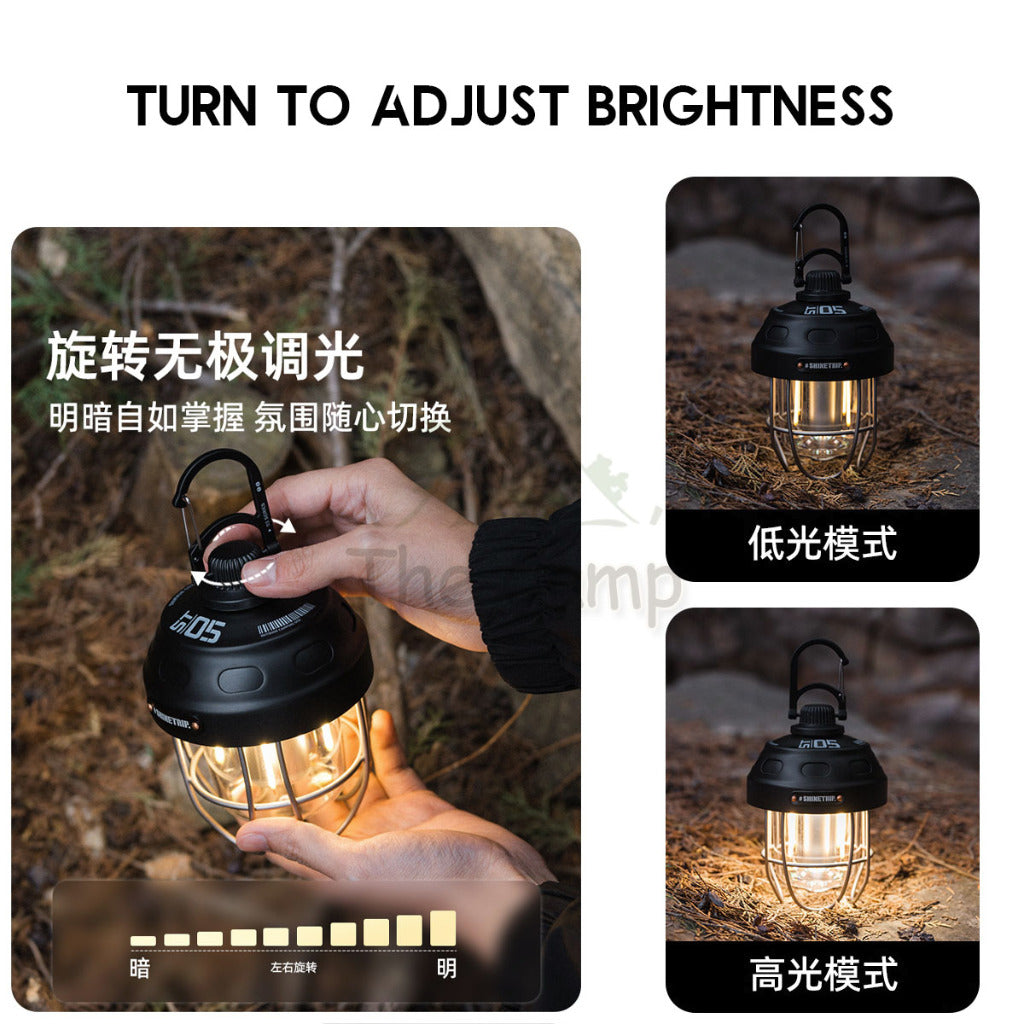 Shinetrip Pine Cone Nut Light Outdoor Camping LED IPX3 Tent Lamp Dimmable Adjustable Atmosphere Latern