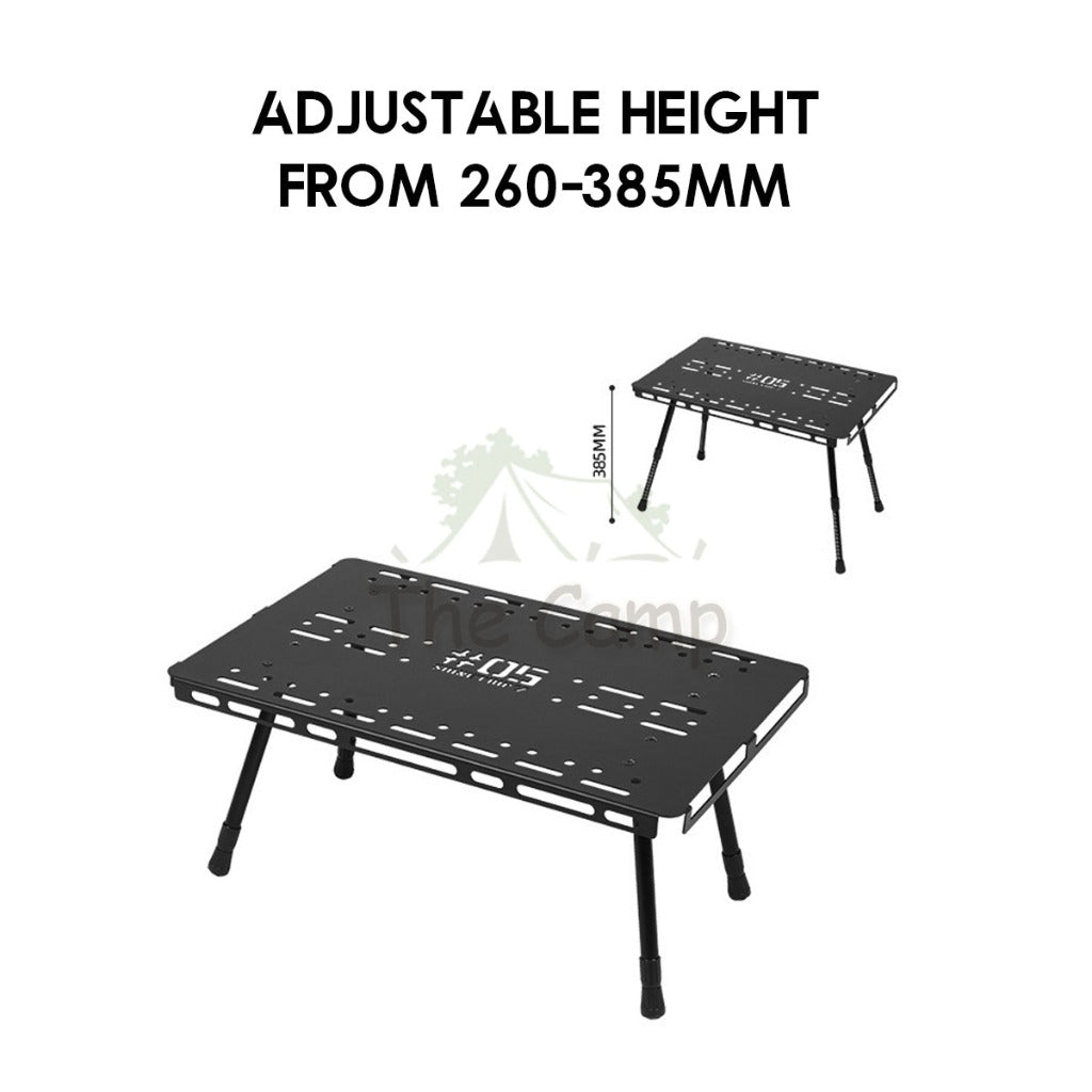 Shinetrip Stool Table for Aluminium Box Set Expandable IGT Storage Box 44L 72L Tactical Case Stool Table Outdoor Camping