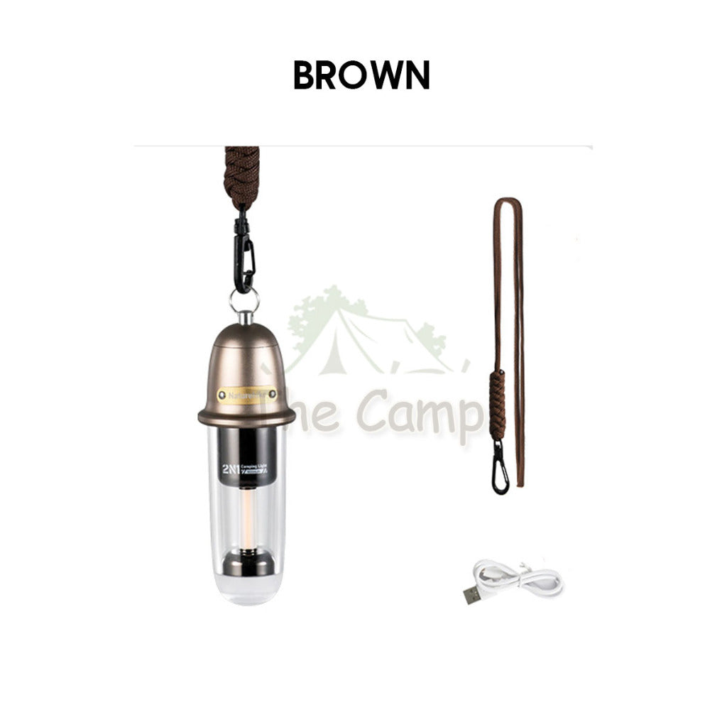 Naturehike Lanyard Vintage Light Retro Lamp IPX4 Outdoor Camping LED Lantern Black Warm White Hanging Strap CNK2350ZM010