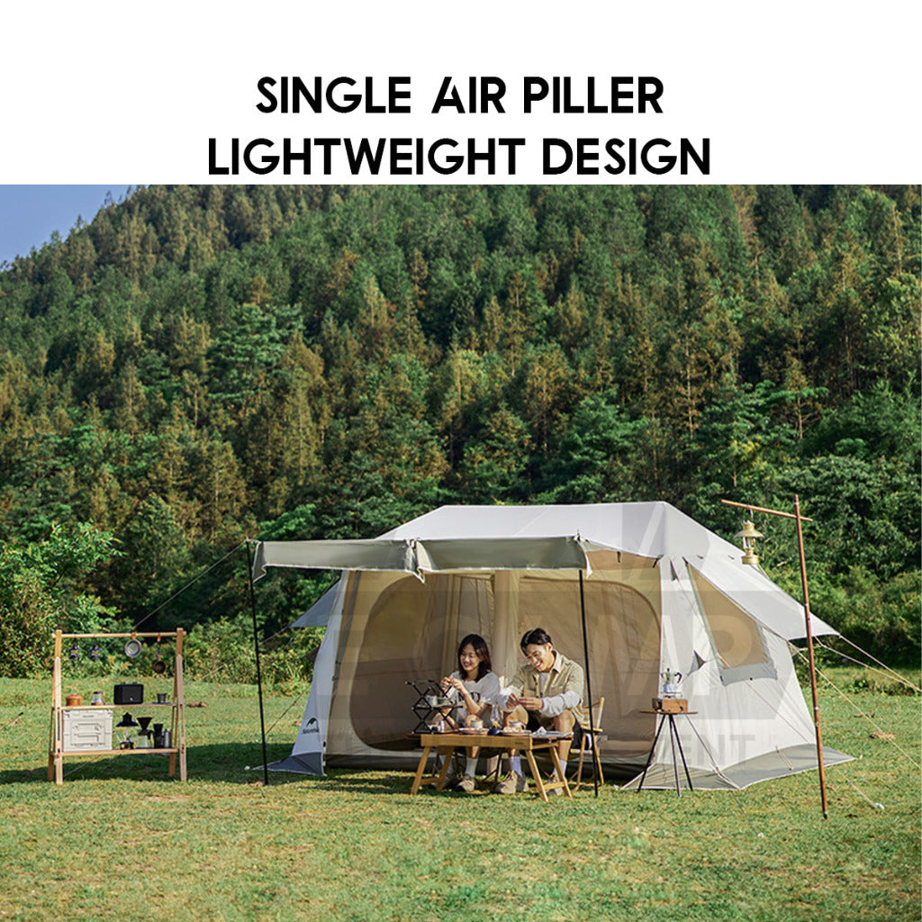 Naturehike Village 8.5 Air Tent Outdoor Camping Single Pillar Lightweight Inflatable Cabin Tent CNK2300ZP019