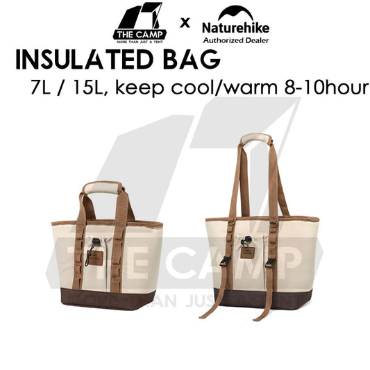 Naturehike Insulated Bag Cooler Bag 7L 15L Insulation Picnic Keep Warm Cold Milk Beg Susu Lunch Picnic CNK2350CF013